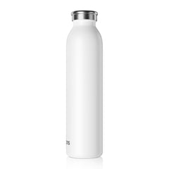 Nyeems Slim Water Bottle - 20oz, 0.60L, Double-Wall Stainless Steel Frame, Fashionable Lid, Vacuum Insulation, Stylish Matte Finish
